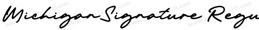 MichiganSignature Regular字体转换